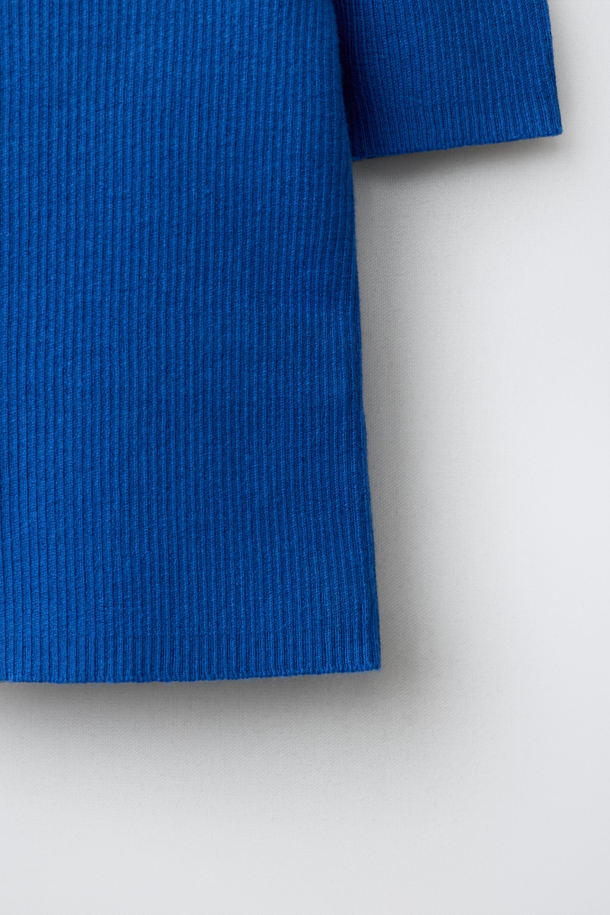 RIB KNIT STRIPED TOP